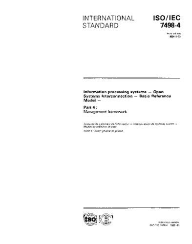 ISO/IEC 7498-4:1989, Information processing systems - Open Systems ...