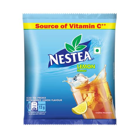 Buy Nestea Instant Iced Tea, Black Lemon Flavour - 400Gram Pouch, Black ...