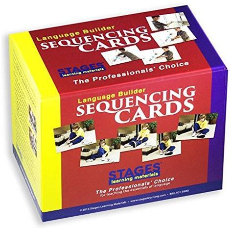 Stages Learning Materials Language Builder Sequencing Flash Cards Photo ...