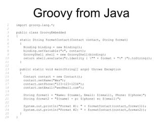 Image result for Groovy Basics