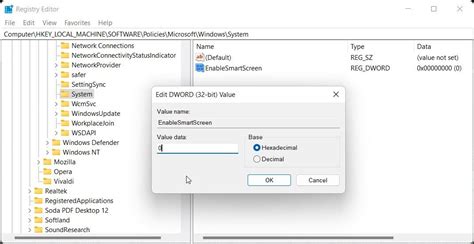 Disable Smartscreen.reg 的图像结果