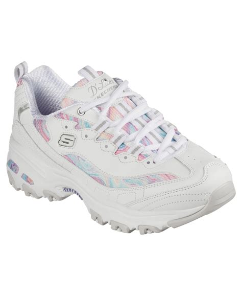 Skechers Women's D'lites - Whimsical Dreams Wide Width Walking Sneakers ...