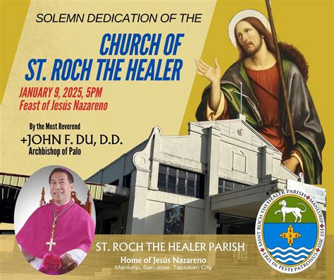 Solemn Dedication of St. Roch the Healer Parish Church, St. Roch the ...