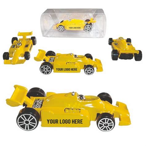 Indy / Formula Style Die Cast 3″ 1:64 Yellow Race Car