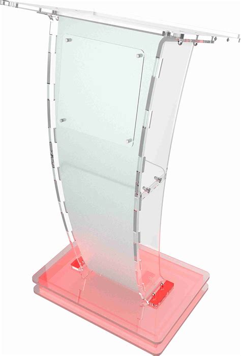 Classic Concepts CCP055 Acrylic Podium Frosted Look Front Panel With ...