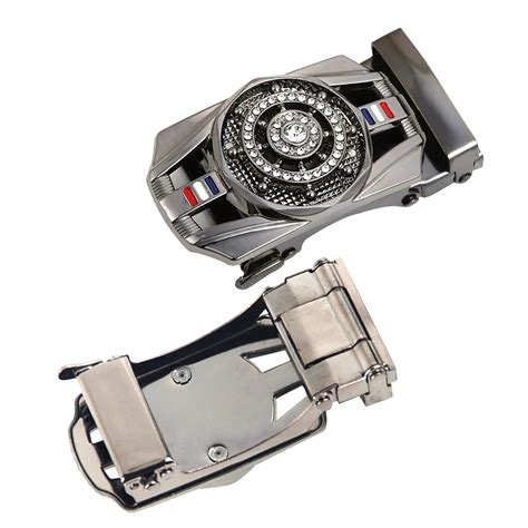 Buy GUSTAVE® 40mm Ratchet Belt Buckle Only for Men Auto Lock Metal ...