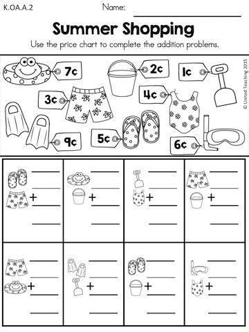 Image result for Summer Math Packet