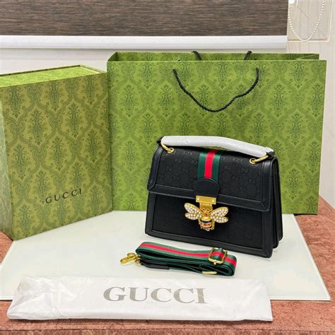 New Bee Queen Margaret Quality Top Handle Bag With Magnetic Og Box ...