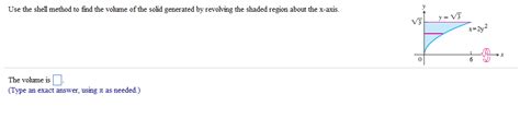 Image result for How to Solve for Volume Using the Shell Method