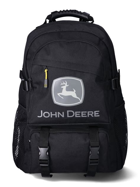Brandclub - John Deere Adult Unisex Franklin Laptop Backpack, Black