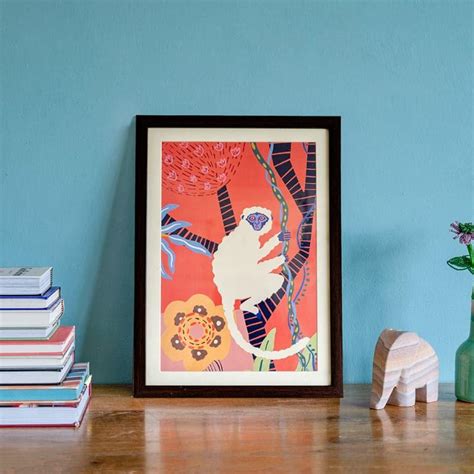 Buy Trinova Monkey Wooden Wall Art Online in India | Vaaree