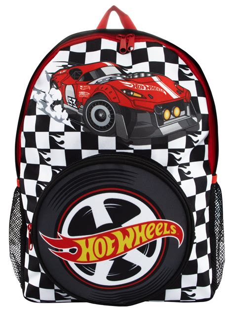Hot Wheels School Cars Bookbag for Kids in Black - Walmart.com