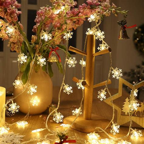 Image result for Outside Snowflake String Lights