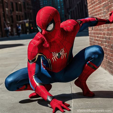 spider man in a dynamic pose Prompts | Stable Diffusion Online