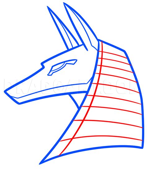 Image result for Draw Anubis Step by Step