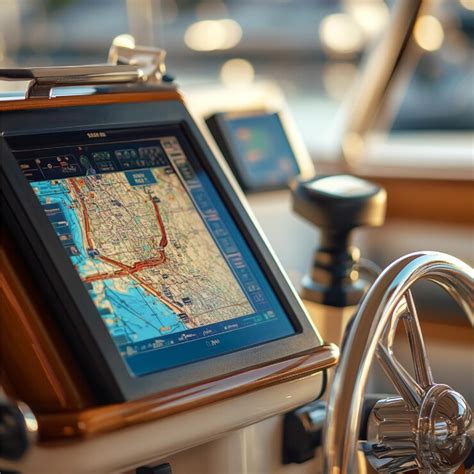 Marine navigation tools with digital maps and gps integration | Premium ...