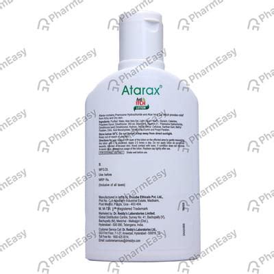 Atarax Anti-Itch Lotion: Uses, Side-effects, Price, Dosage & More Info ...