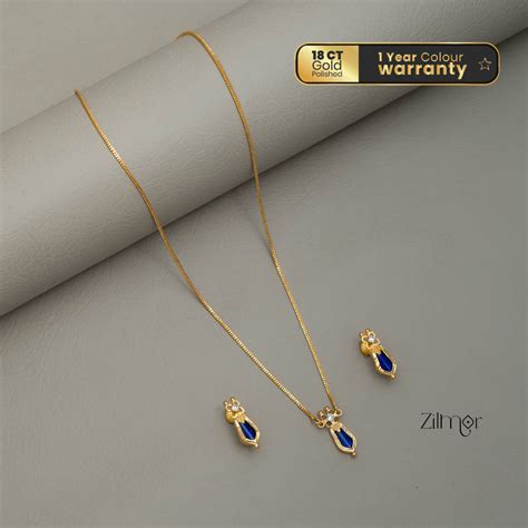 Gold toned simple Naga necklace - TR10020 – Zilmor