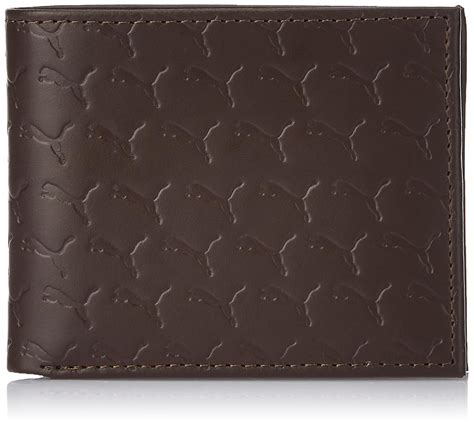 Buy Puma Unisex-Adult Polyester AOP Bi-Fold Wallet, Mocha Bisque ...