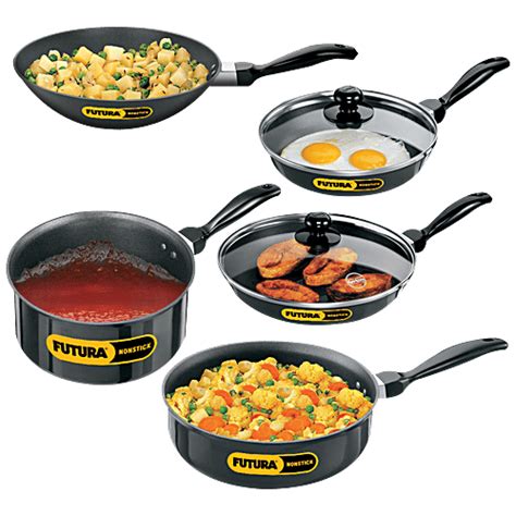 Buy Hawkins Futura Non-Stick Cookware Set - Two Frying Pans, Deep-Fry ...