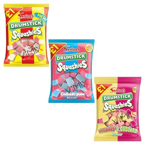 Buy Swizzels Drumstick Squashies - Original Raspberry and Milk ...