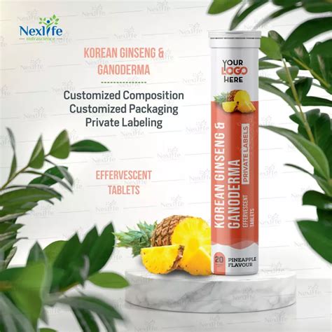 Quality Korean Ginseng & Ganoderma Effervescent Tablets Manufacturer ...