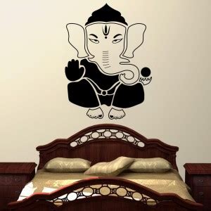 Sticker Hub 71 cm Lord Ganesha Wall Decal Self Adhesive Sticker Price ...