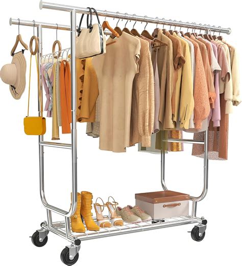 Amazon.com: dgedby Clothes Rack Heavy Duty 620LBS For Hanging Clothes ...