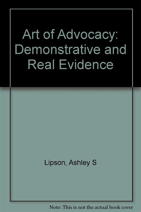 Buy Demonstrative and Real Evidence (Art of advocacy) Book Online at ...