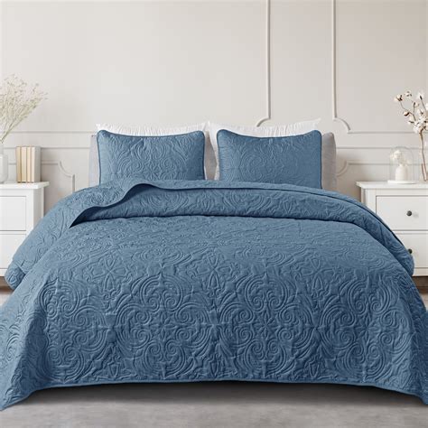 Exclusivo Mezcla Oversized King Quilt Bedding Set, Lightweight Vintage ...