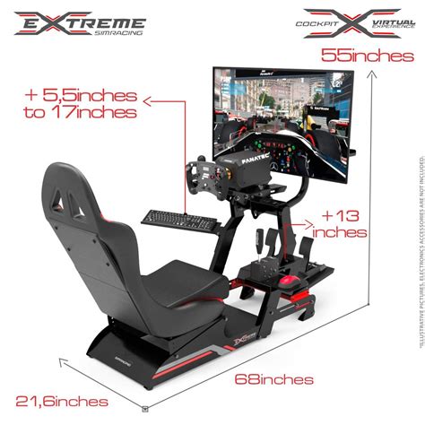 Buy Extreme Simracing Racing Simulator Cockpit With All Accessories ...