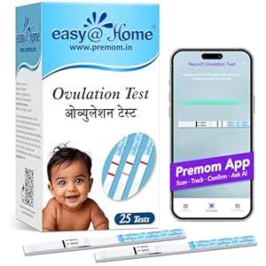 Easy@Home Ovulation Test Kit: 25 Pack LH Test Strips for Women Planning ...