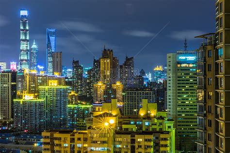 上海浦东新区夜景高清图片下载-正版图片500681138-摄图网