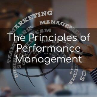 Image result for Performance Management Principles