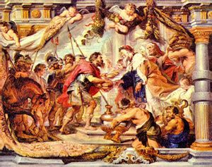 The Museum Outlet - Abraham with Melchizedek by Rubens - A3 Poster ...