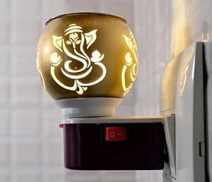 SWELLMED Fancy Night lamp Kapoor dani with 20gm Camphor Tablets Multi ...