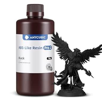 ANYCUBIC 3D Printer Resin, ABS Pro 2 Similar Resin with Enhanced ...