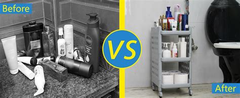 LEOPAX 5 Shelf Free Standing Bathroom Storage Cabinet, Over The Toilet ...