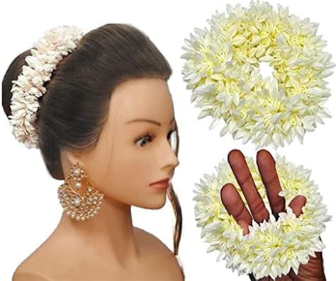 KI Artificial Jasmine Mogra Flower Hair Gajra, Hair Accessories ...