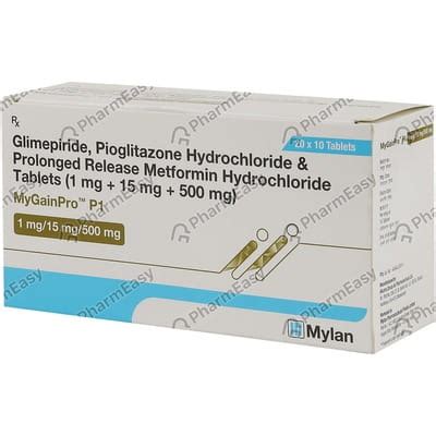 Mygain Pro P 1mg Strip Of 10 Tablets: Uses, Side Effects, Price ...