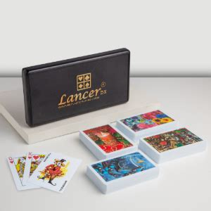 LANCER DX Plastic Playing Cards (Set of 3), Bridge Size, Multicolor ...