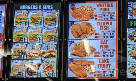 America's Best Wings Halal Food menu in Catonsville, Maryland, USA