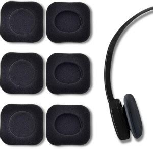 Crysendo Square Headphone Sponge for Logitech H130, H150, H151, H250 ...