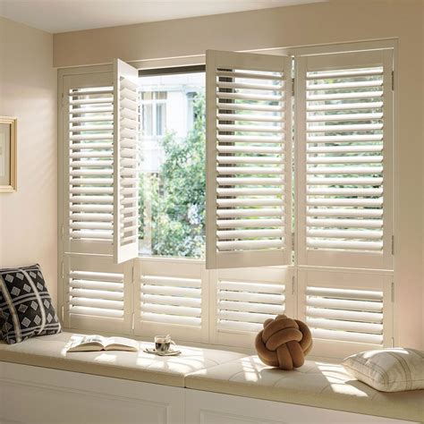 Amazon.com: KIFFUN Plantation Shutters for Windows Inside, Window ...