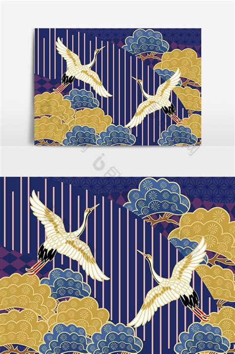 日式和风传统花纹模板-包图网
