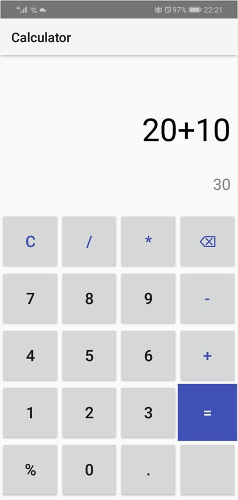 Image result for Calculator in Using Switch Case in Android