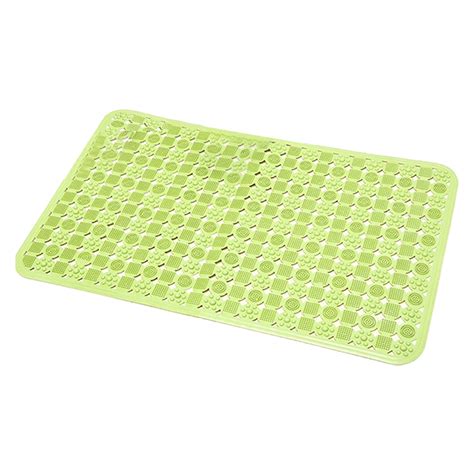 Non Slip Bath Mat Shower Floor Pad With Massage Dots - Waterproof Fast ...