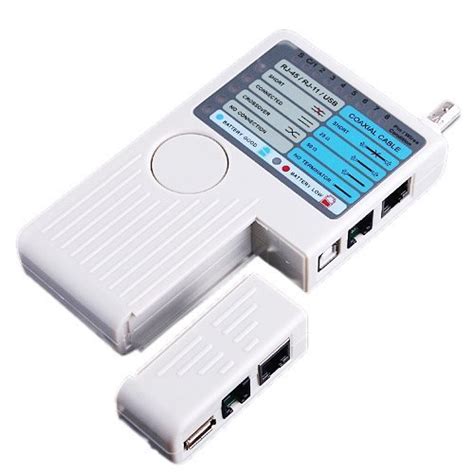 Meshiv 4 In 1 Remote Cable Tester RJ45, RJ11, USB and BNC LAN Network ...