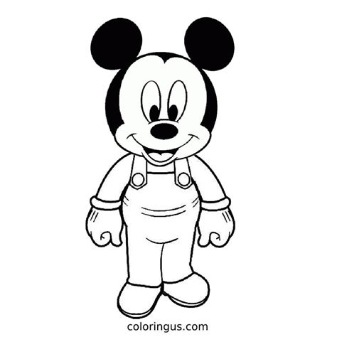 Mickey Mouse Coloring Pages