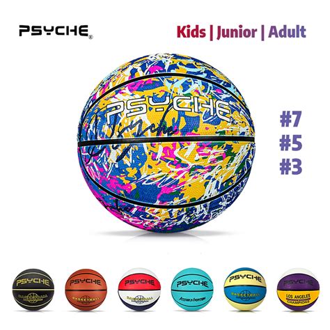 Psyche Original Basketball Ball Size 3 Size 5 Size 7 Kids Youth (With ...